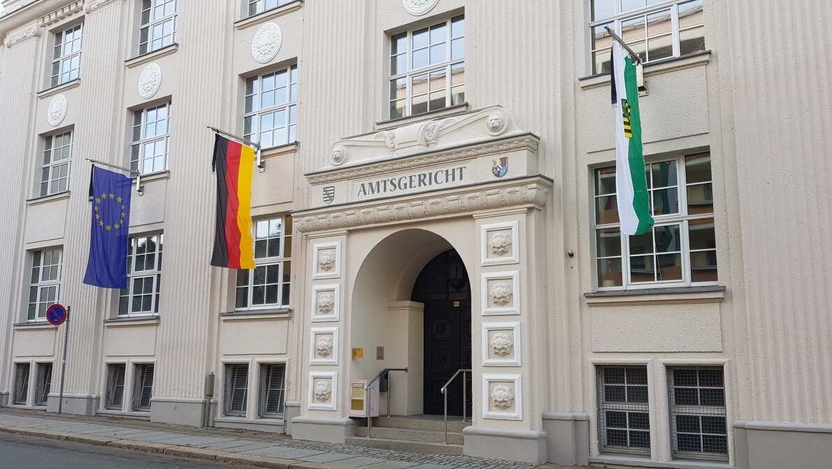 Vorderansicht Amtsgerichtsgebäude 