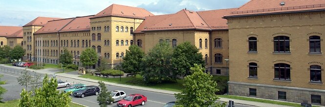 Gebäudeansicht des Amtsgerichts Plauen