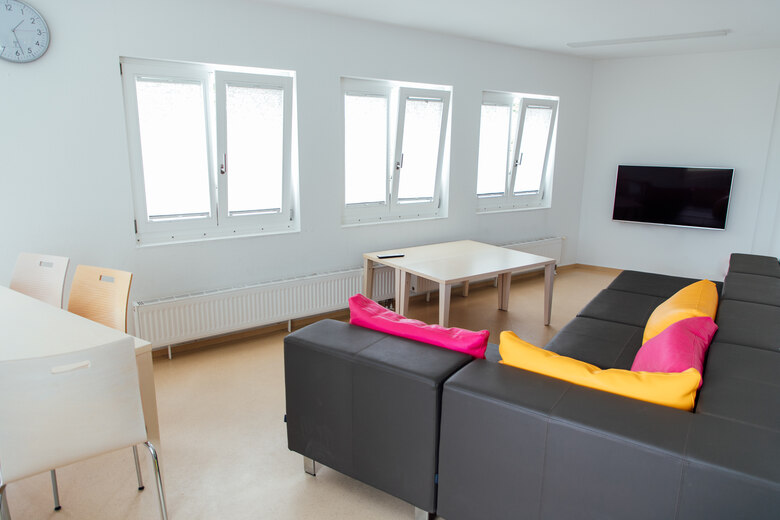 Gemeinschaftsraum in einem Gästehaus