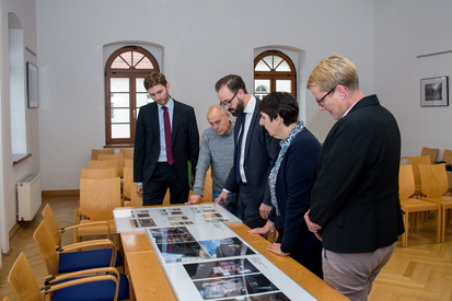 Justizminister Gemkow besucht das Amtsgericht Borna