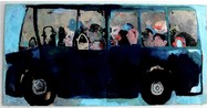 Lucas Oertel - Kleinbus 2013, Öl auf Leinwand