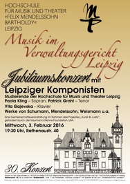 Musik im Verwaltungsgericht Leipzig