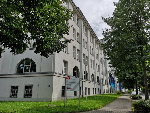 Außenansicht des Gebäudes des Sächsischen Landessozialgerichts