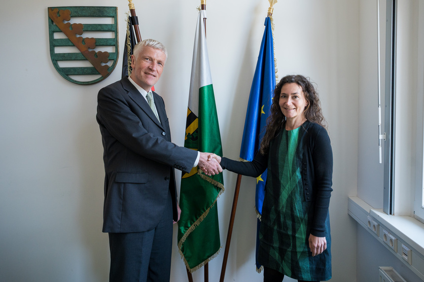 Herr Fresemann und Frau Prof. Geiert