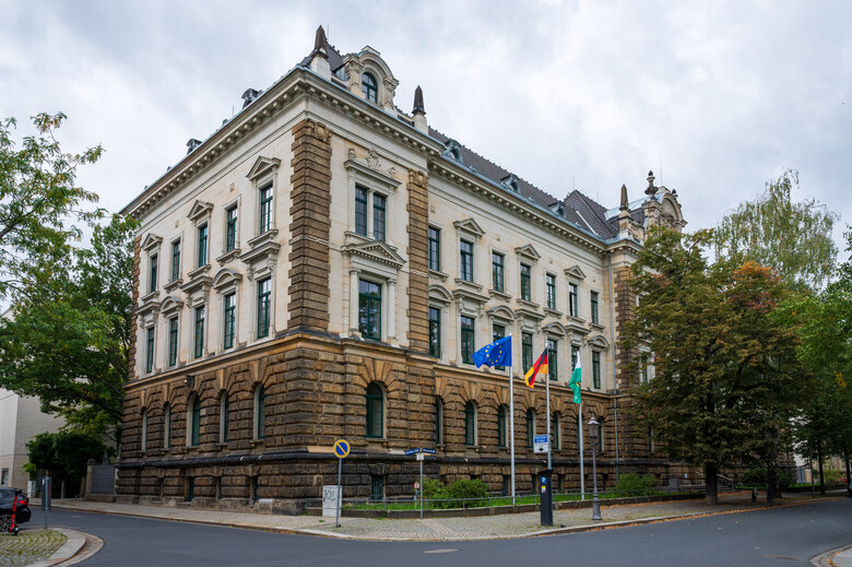 Straßenansicht Justizministerium Hopsitalstraße