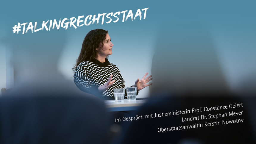 #TalkingRechtsstaat mit Justizministerin Prof. Constanze Geiert am 27. August 2026 in Zittau