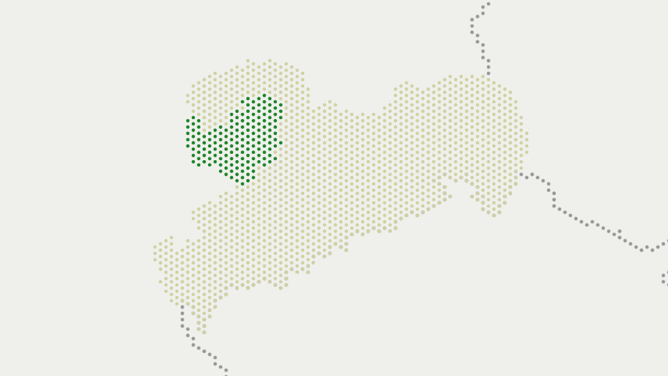 Karte von Sachsen, Landkreis Leipzig hervorgehoben