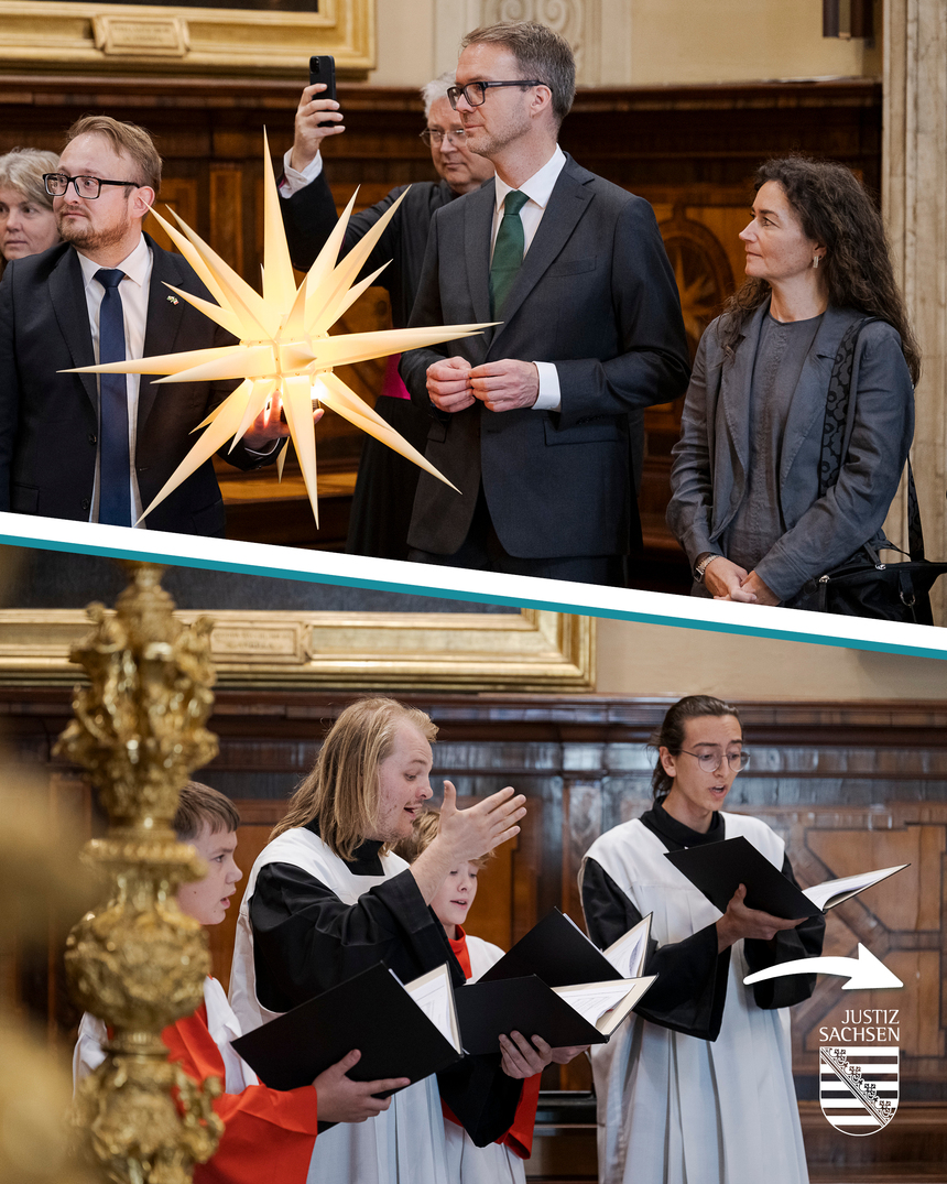 Ministerin Prof. Geiert zu Besuch im Vatikangebäude