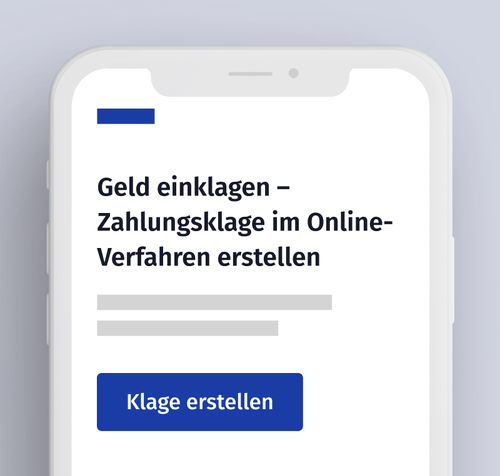 Symbolbild einer Onlineklage
